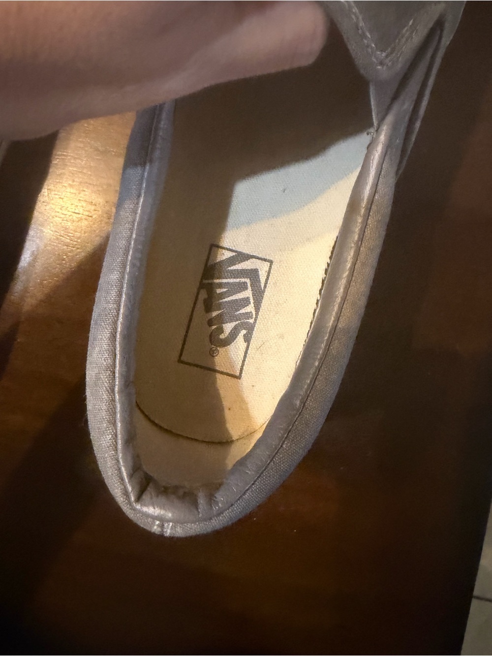 Vans Slip-On Canvas Loafers in Gray size 11.5 - Picture 12 of 14